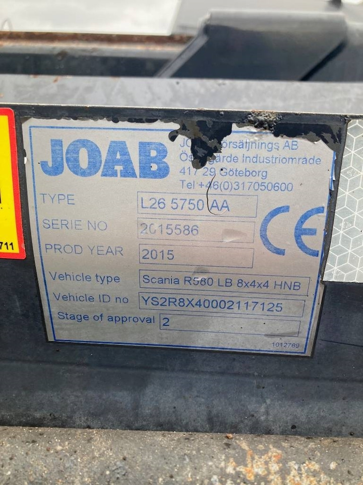 Joab L26 5750AA Lastväxlare - Мултилифт с кука/ За контейнери: снимка 3 Joab L26 5750AA Lastväxlare - Мултилифт с кука/ За контейнери: снимка 3