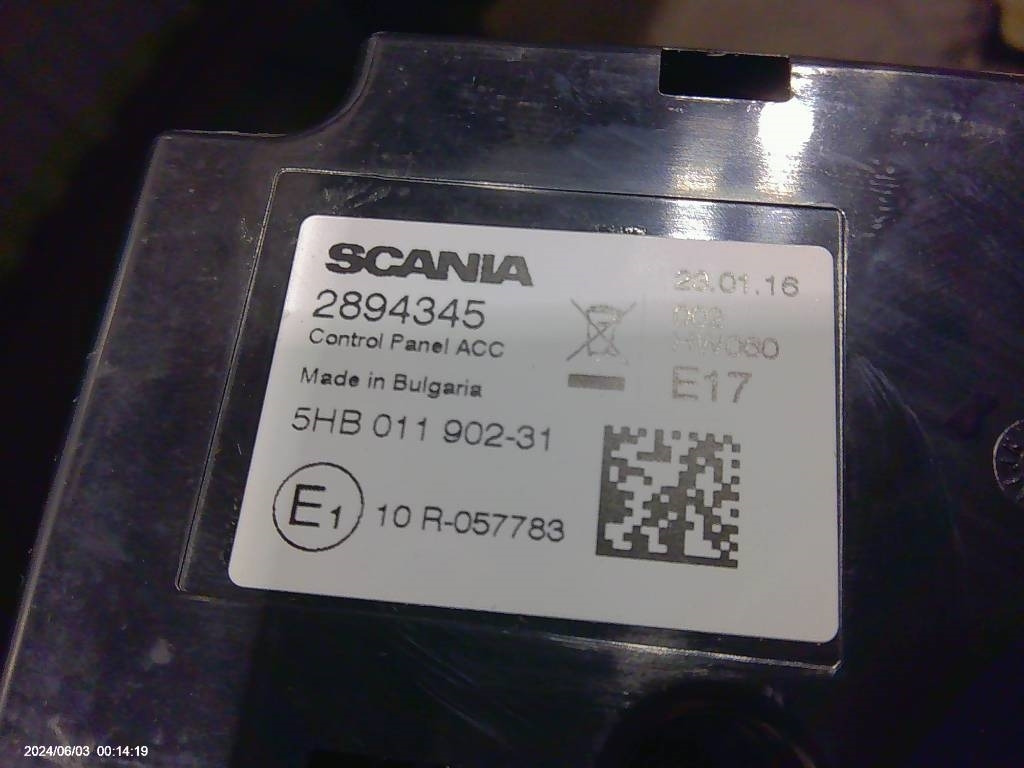Scania R410 värmepanel, 2894345 - Кабина за Камион: снимка 2 Scania R410 värmepanel, 2894345 - Кабина за Камион: снимка 2