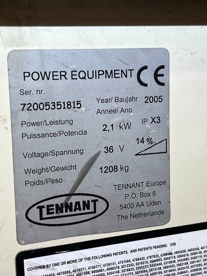 Tennant 7200 - Подопочистваща машина: снимка 3 Tennant 7200 - Подопочистваща машина: снимка 3