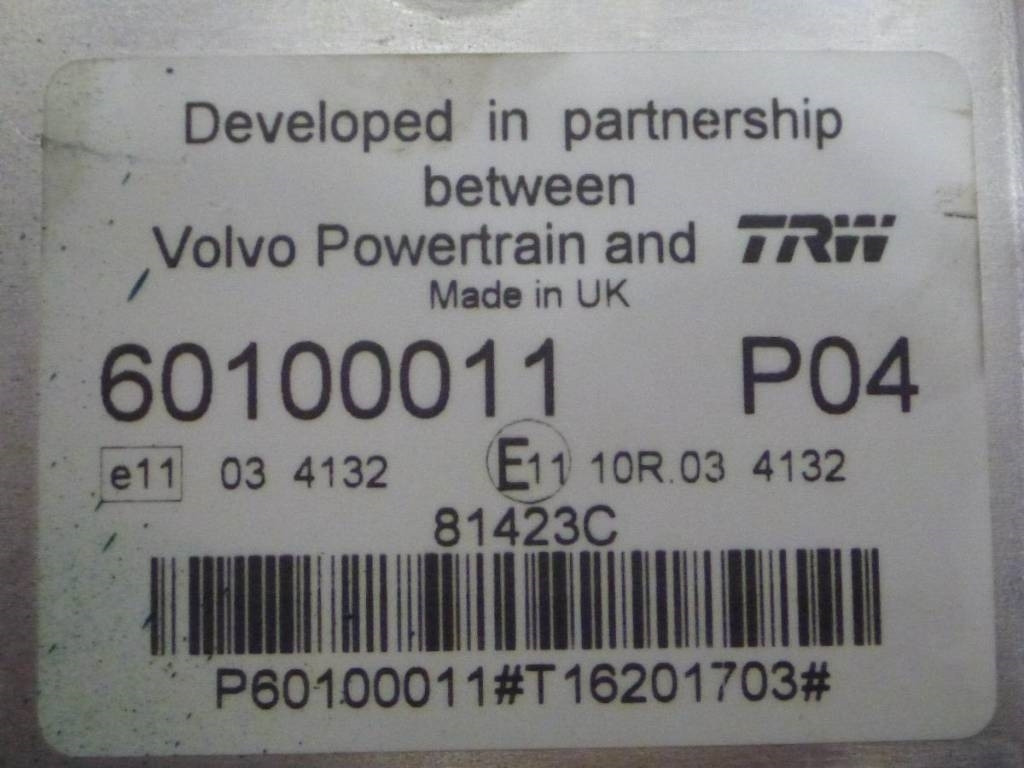 Volvo Motor styrenhet, VOE60100011 - Електрическа система за Строителна техника: снимка 4 Volvo Motor styrenhet, VOE60100011 - Електрическа система за Строителна техника: снимка 4