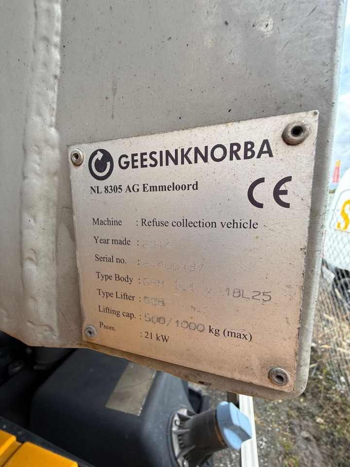 Боклукчийска кола MAN TGS 26.360 6x2, E6, Geesinknorba Muell/Kehricht: снимка 8