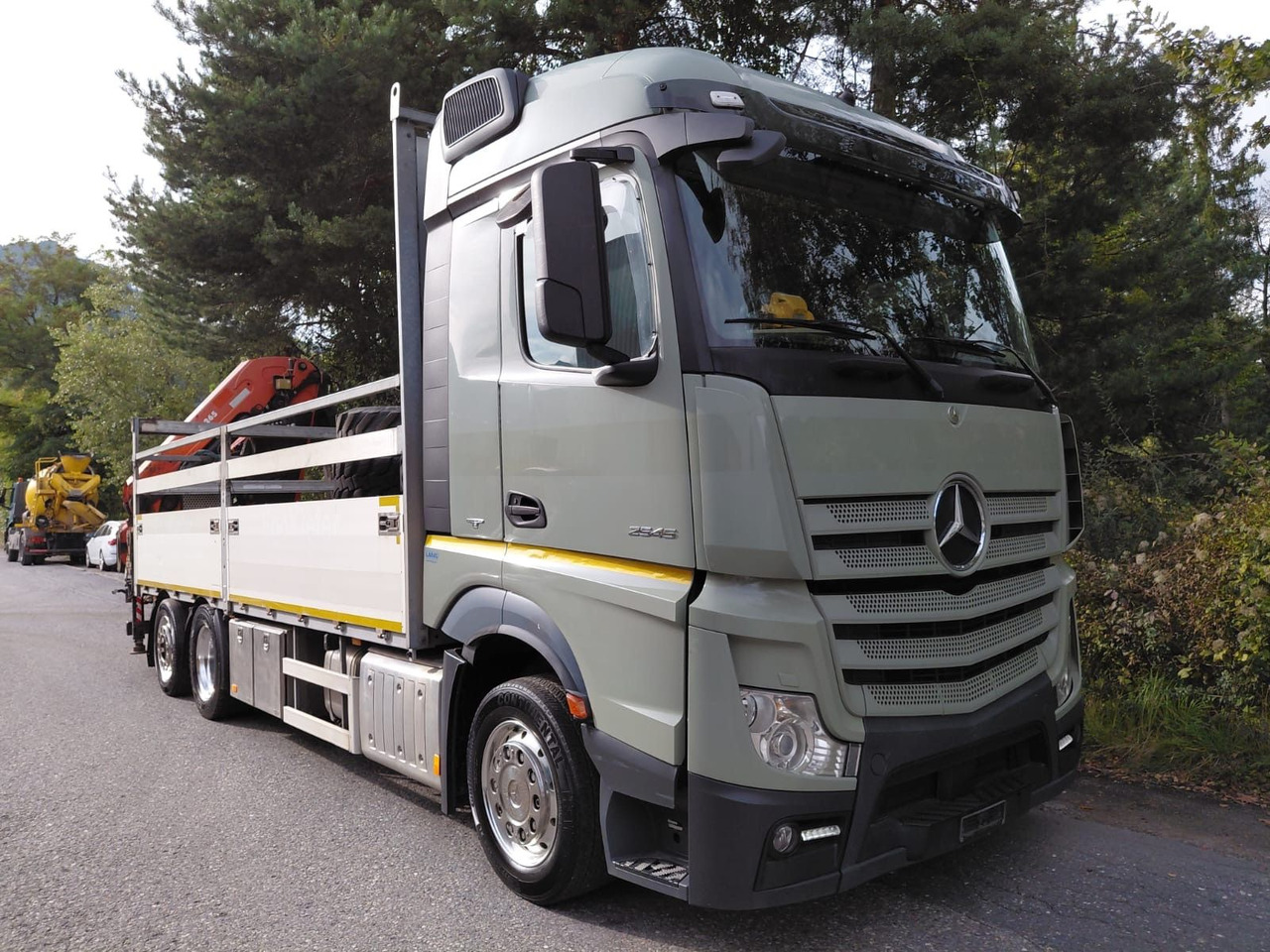Mercedes-Benz Actros 2545 6x2, E6, Retarder, Effer 265/6S - Камион с кран: снимка 2 Mercedes-Benz Actros 2545 6x2, E6, Retarder, Effer 265/6S - Камион с кран: снимка 2