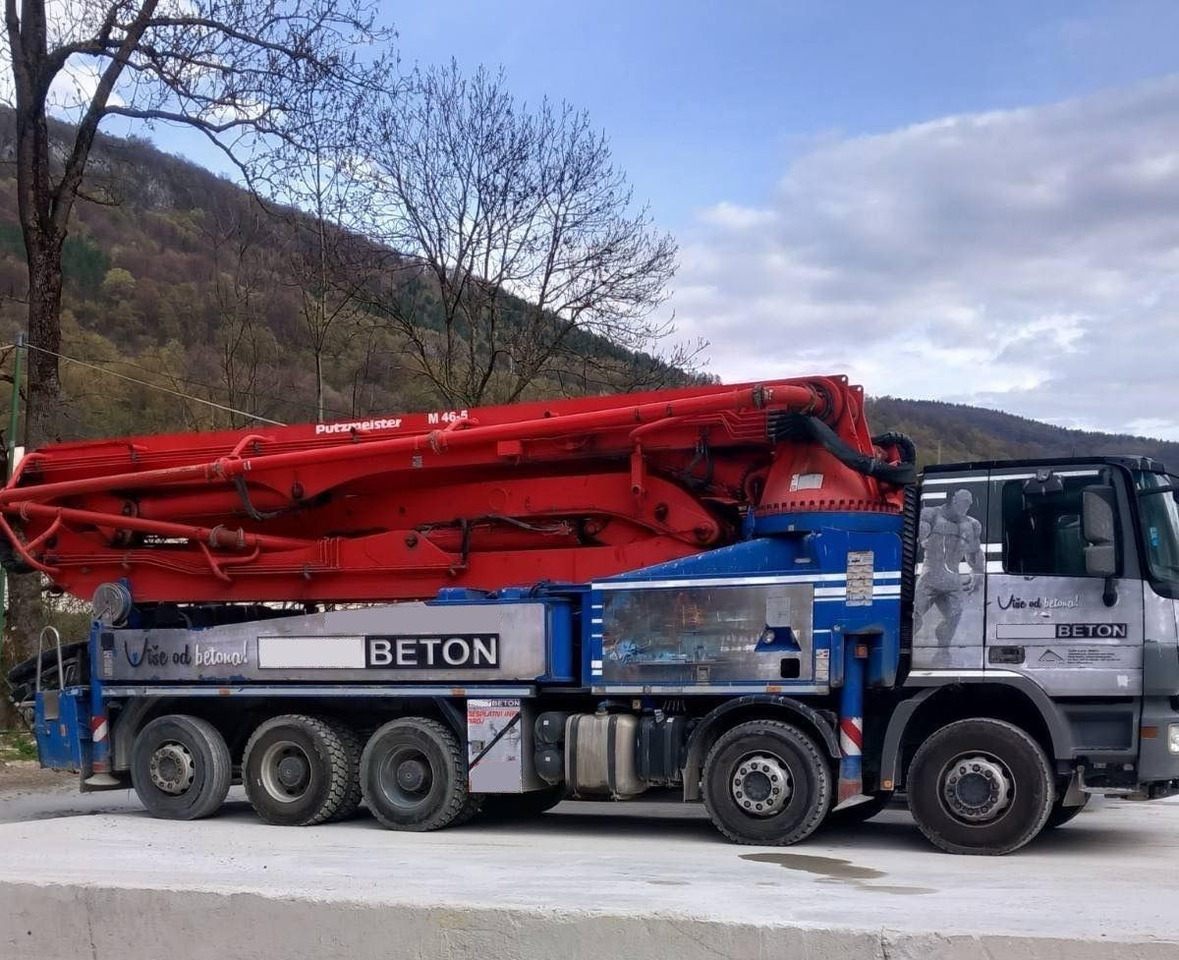 Mercedes-Benz Actros 4448 10x4, E5, MP-3, Putzmeister M46-5 - Бетон помпа: снимка 1 Mercedes-Benz Actros 4448 10x4, E5, MP-3, Putzmeister M46-5 - Бетон помпа: снимка 1