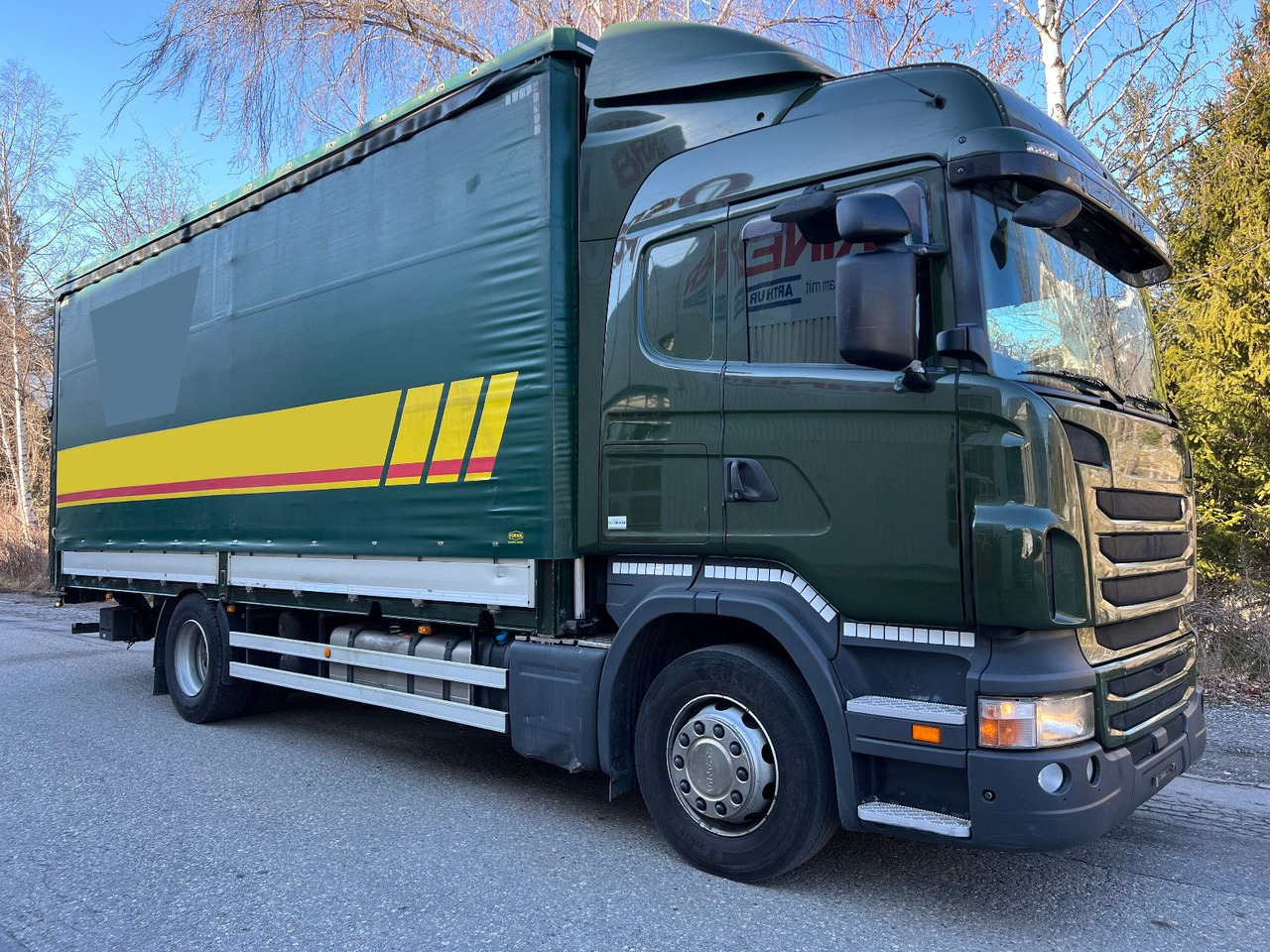 Scania R440 4x2, Euro 6, Ladebordwand, Retarder - Камион с брезент: снимка 1 Scania R440 4x2, Euro 6, Ladebordwand, Retarder - Камион с брезент: снимка 1