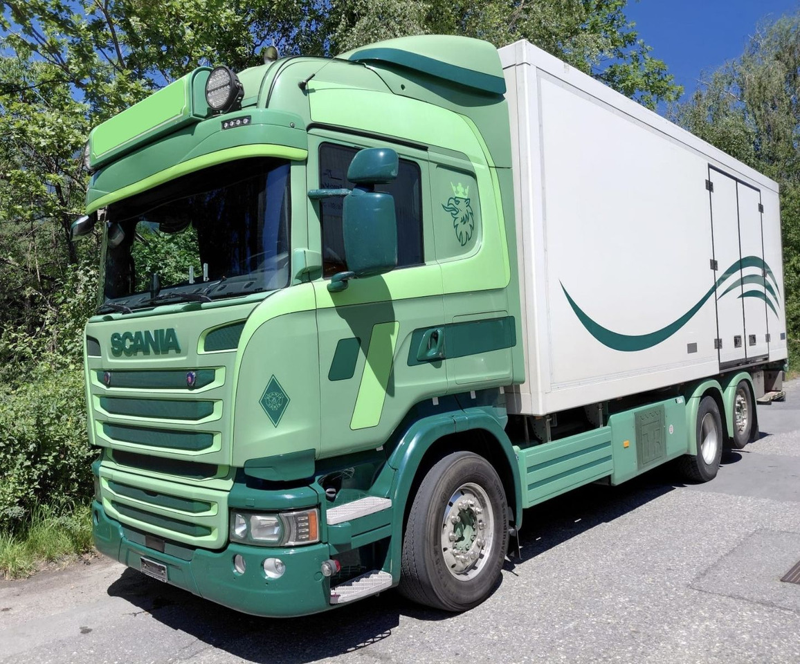 Scania R450 6x2, E6, Thermo King UT 1200, Ladebordwand - Рефрижератор камион: снимка 1 Scania R450 6x2, E6, Thermo King UT 1200, Ladebordwand - Рефрижератор камион: снимка 1