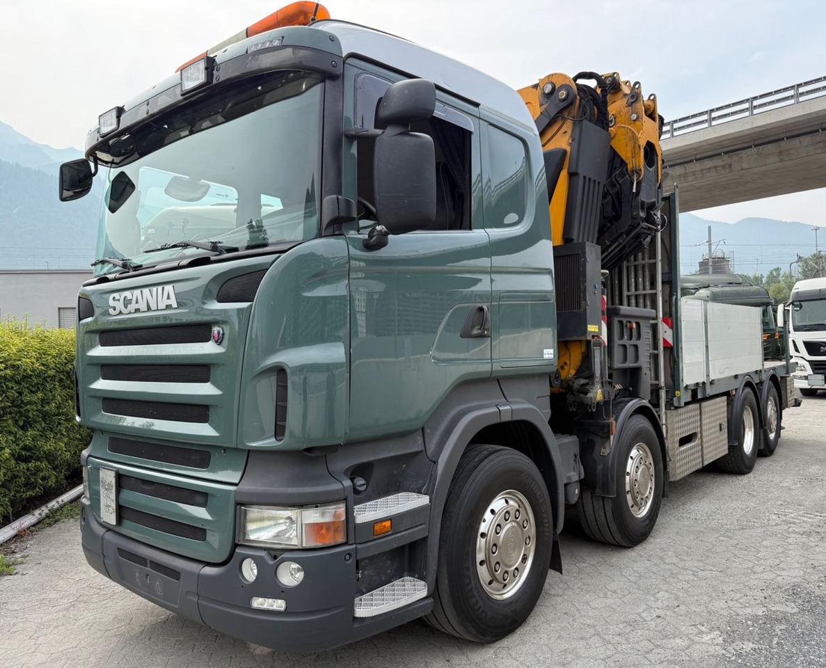 Scania R500 V8 8x2, E5, Effer 585 6S + Flyjib + winch - Камион с кран: снимка 1 Scania R500 V8 8x2, E5, Effer 585 6S + Flyjib + winch - Камион с кран: снимка 1