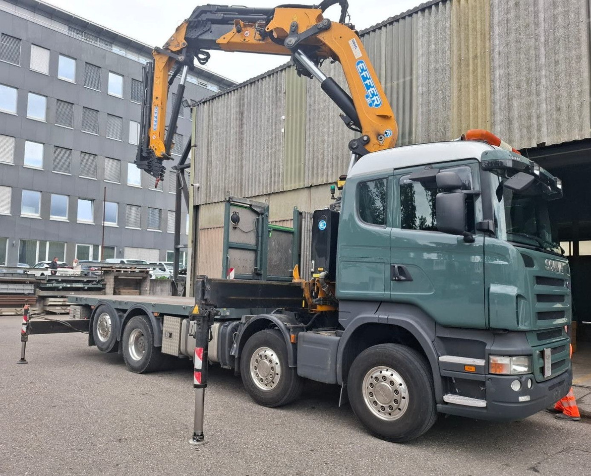 Scania R500 V8 8x2, E5, Effer 585 + Flyjib - Камион с кран: снимка 2 Scania R500 V8 8x2, E5, Effer 585 + Flyjib - Камион с кран: снимка 2