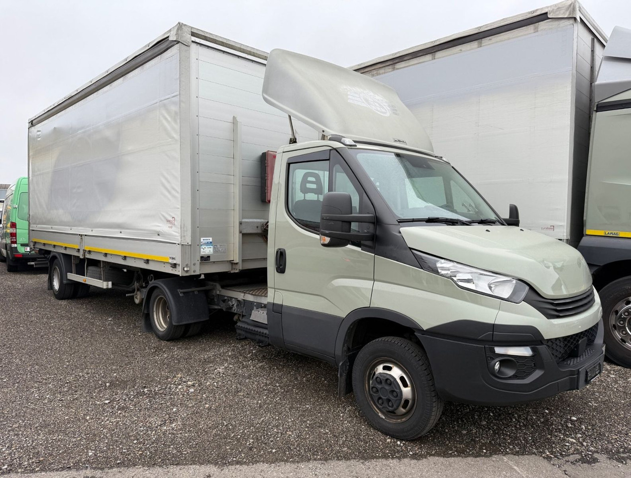 Iveco 50C18T Daily 4x2,E6,mit Auflieger Mobas 7.5 Lade - Влекач: снимка 1 Iveco 50C18T Daily 4x2,E6,mit Auflieger Mobas 7.5 Lade - Влекач: снимка 1