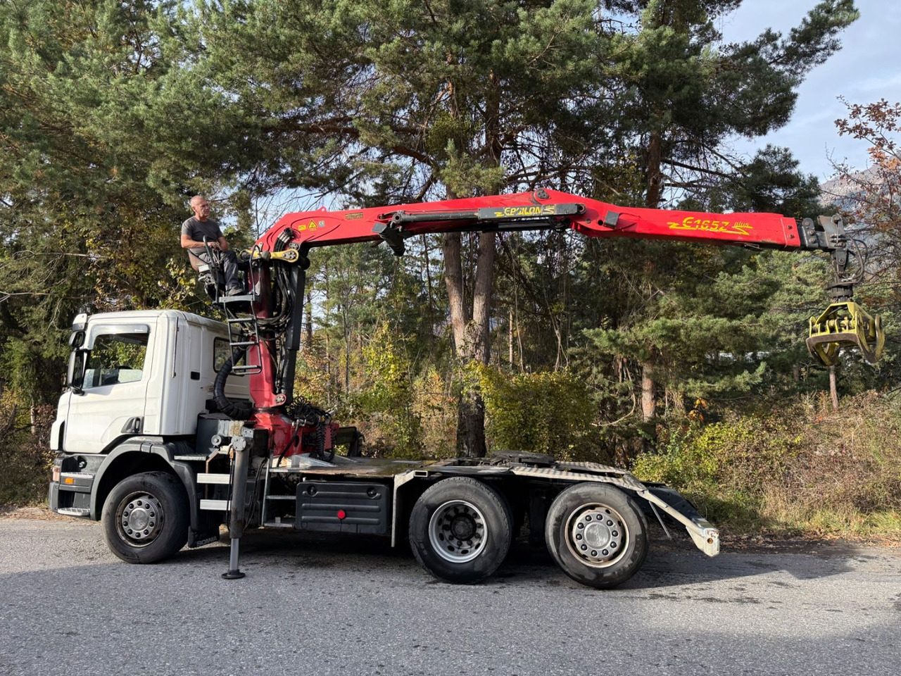 Scania P380 LB 6x2,E4,Palfinger Epsilon E165Z Plus,Kran - Влекач: снимка 4 Scania P380 LB 6x2,E4,Palfinger Epsilon E165Z Plus,Kran - Влекач: снимка 4