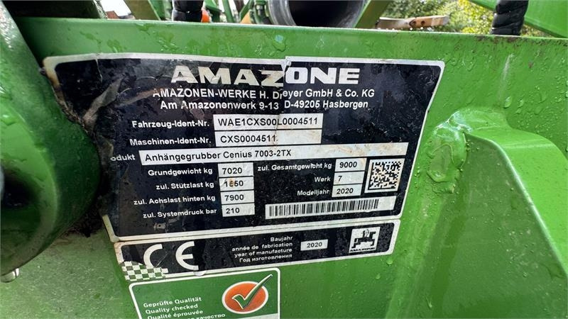 Amazone Cenius 7003 - 2TX Cenius 7003 m. så fordeler - Брана: снимка 4 Amazone Cenius 7003 - 2TX Cenius 7003 m. så fordeler - Брана: снимка 4
