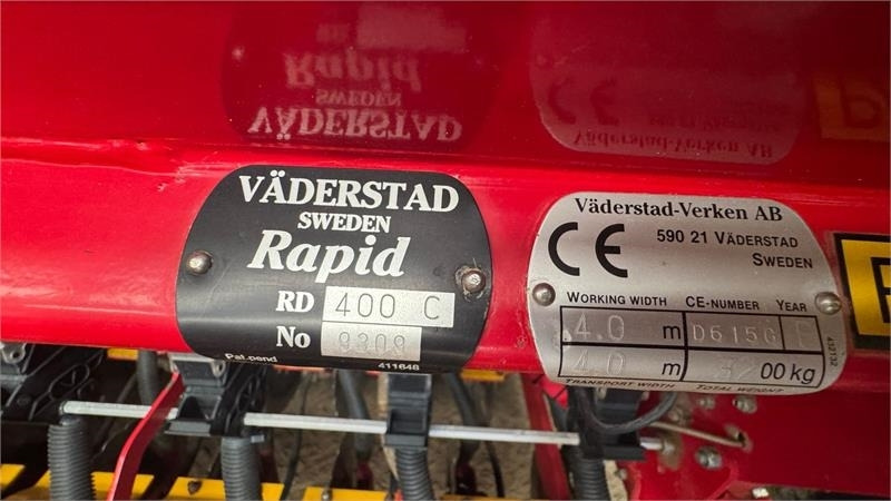 Комбинирана сеялка Vaderstad Rapid 400C Rapid 400 C: снимка 7 Комбинирана сеялка Vaderstad Rapid 400C Rapid 400 C: снимка 7