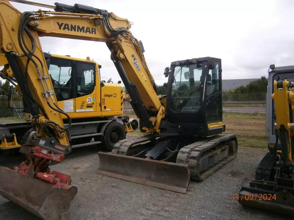 2017 Yanmar SV 100-2PB - Мини багер: снимка 2 2017 Yanmar SV 100-2PB - Мини багер: снимка 2