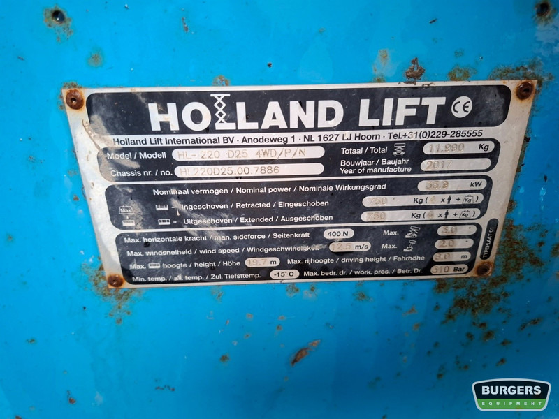 HOLLANDLIFT HL220D25 - Ножична работна платформа: снимка 4 HOLLANDLIFT HL220D25 - Ножична работна платформа: снимка 4