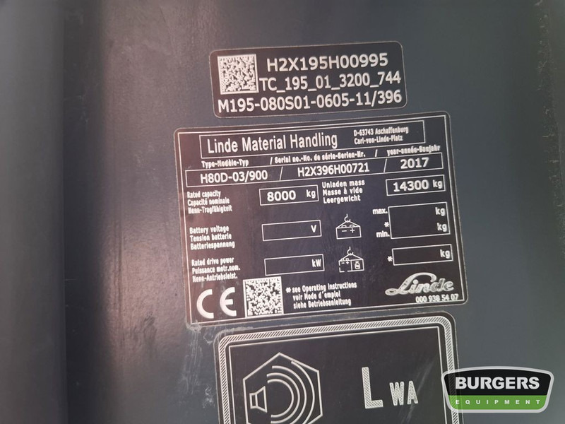 Linde H80D - Дизелов мотокар: снимка 5 Linde H80D - Дизелов мотокар: снимка 5