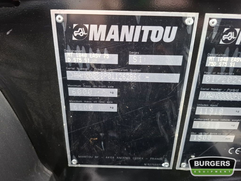 Manitou MT1840 - Телескопичен товарач: снимка 5 Manitou MT1840 - Телескопичен товарач: снимка 5