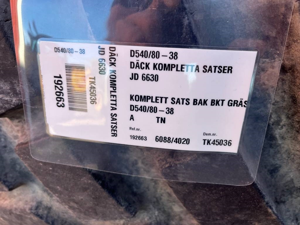 BKT 540/80-38 Ridemax till John Deere 6630 - Гума за Селскостопанска техника: снимка 2 BKT 540/80-38 Ridemax till John Deere 6630 - Гума за Селскостопанска техника: снимка 2
