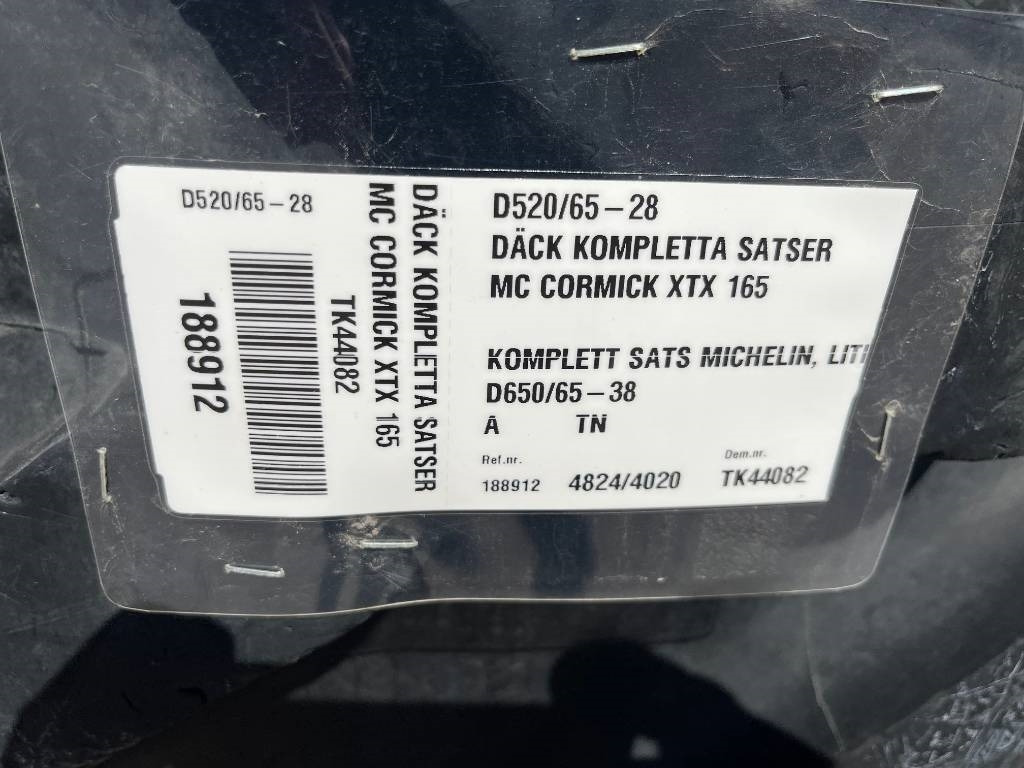 Michelin 650/65R38 520/65R28 till Case , MC Cormick - Гума за Селскостопанска техника: снимка 2 Michelin 650/65R38 520/65R28 till Case , MC Cormick - Гума за Селскостопанска техника: снимка 2