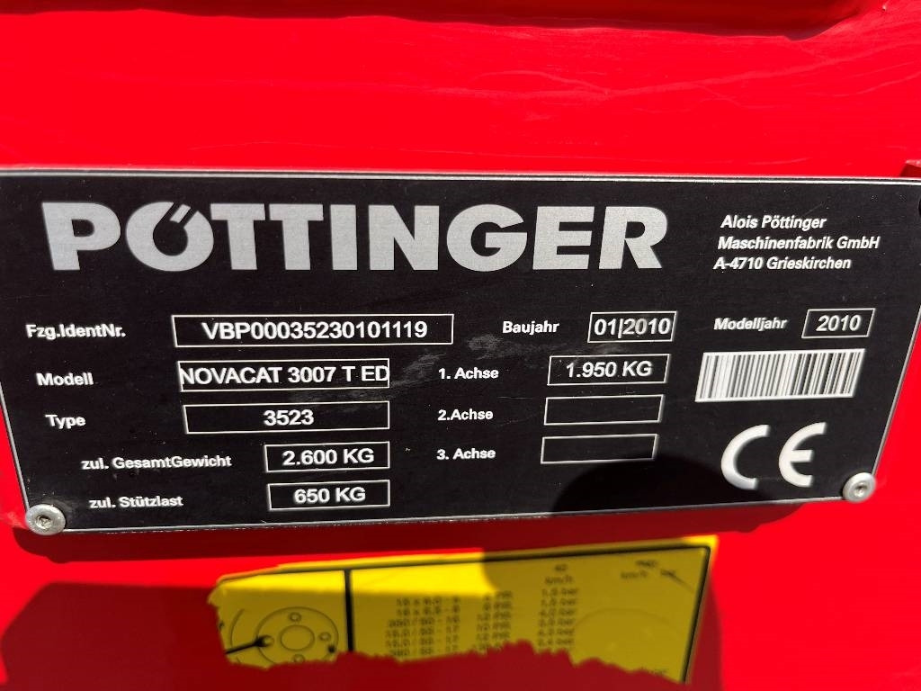 Pöttinger NovaCat 3007 T Dismantled. Only spare parts - Косачка: снимка 5 Pöttinger NovaCat 3007 T Dismantled. Only spare parts - Косачка: снимка 5