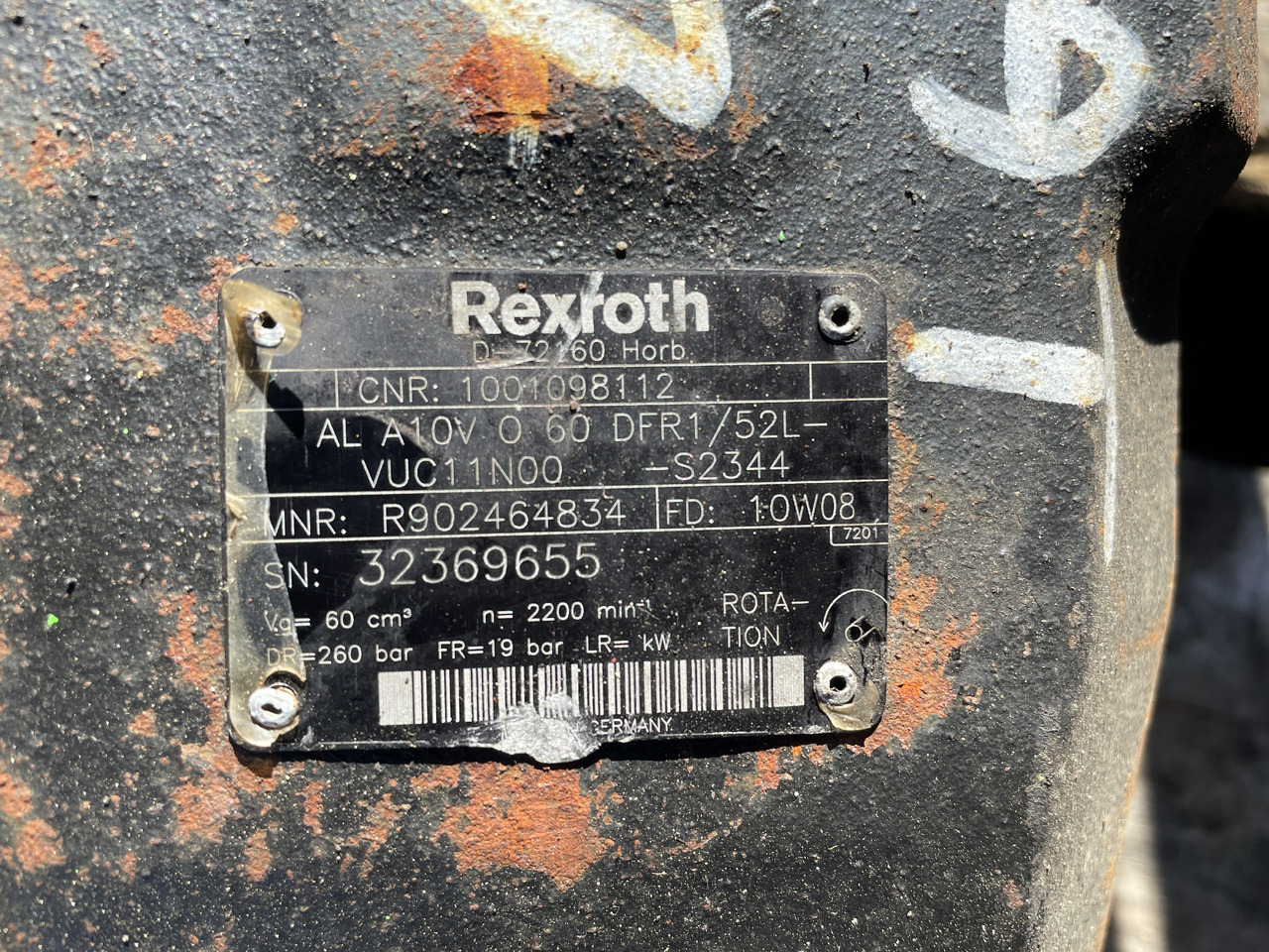 CAT Caterpillar TH336 TH337 TH406 TH407 - pompa hydrauliczna Rexroth R902464834 - Хидравлична помпа за Селскостопанска техника: снимка 2 CAT Caterpillar TH336 TH337 TH406 TH407 - pompa hydrauliczna Rexroth R902464834 - Хидравлична помпа за Селскостопанска техника: снимка 2