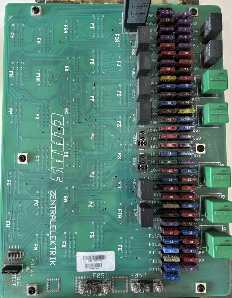 CLAAS 0000173100 Zentralelektrik Płyta Centralna Elektronika - Блок за управление за Строителна техника: снимка 1 CLAAS 0000173100 Zentralelektrik Płyta Centralna Elektronika - Блок за управление за Строителна техника: снимка 1