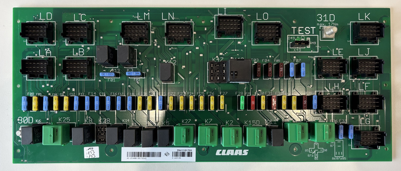 Claas Lexion 620 630 640 670 740 760 780 Centrala Elektryczna 0000173141 00 0017 314 1 NOWA - Блок за управление за Селскостопанска техника: снимка 1 Claas Lexion 620 630 640 670 740 760 780 Centrala Elektryczna 0000173141 00 0017 314 1 NOWA - Блок за управление за Селскостопанска техника: снимка 1