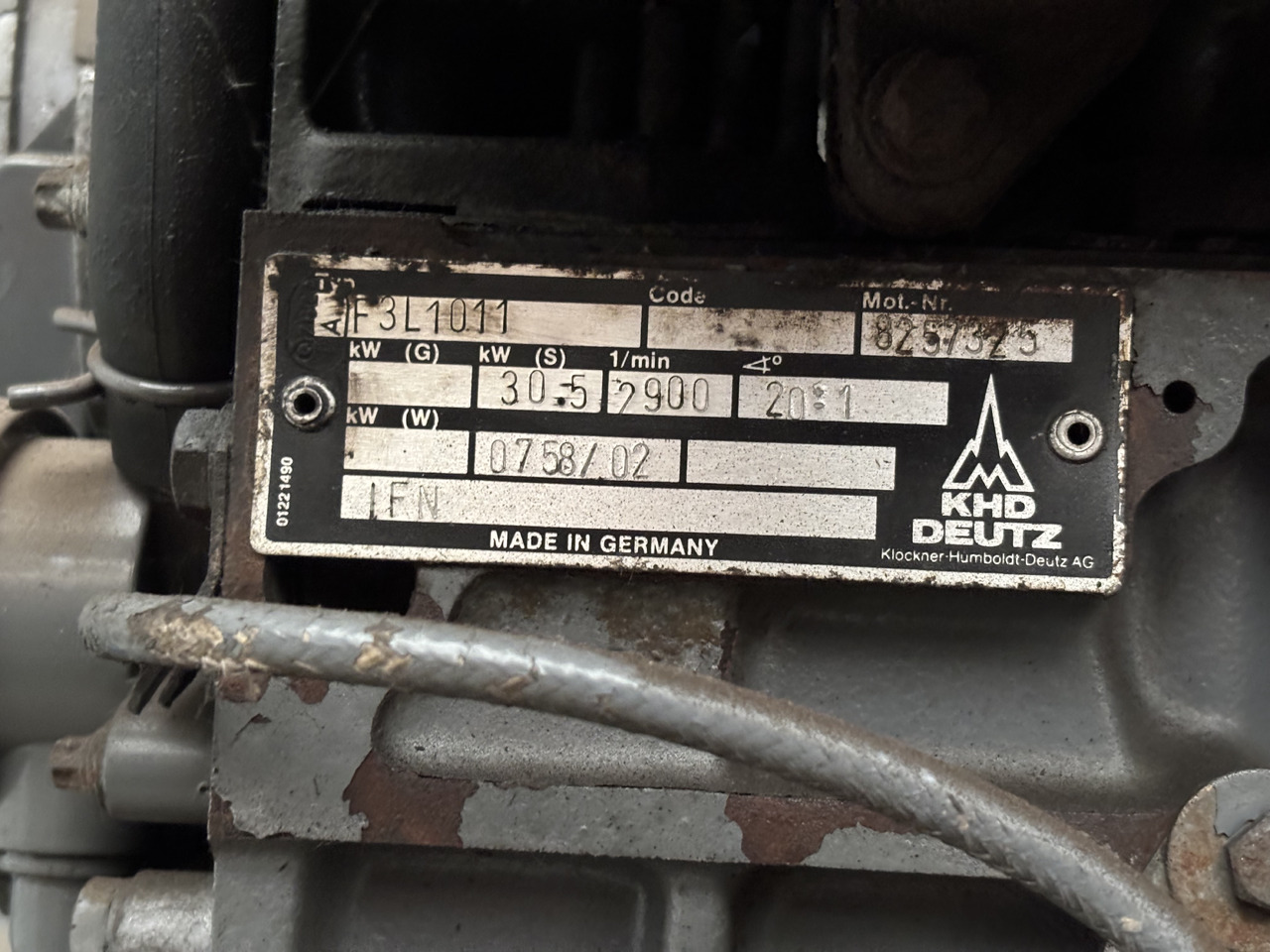 DEUTZ F3L 1011 F3L1011 Silnik - Двигател за Строителна техника: снимка 3 DEUTZ F3L 1011 F3L1011 Silnik - Двигател за Строителна техника: снимка 3