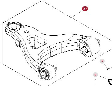 Fendt 930 933 936 939 942 GEN 7 Wahacz Dolny Prawy CZĘŚCI H218PF050047A - Ресорно окачване за Селскостопанска техника: снимка 1 Fendt 930 933 936 939 942 GEN 7 Wahacz Dolny Prawy CZĘŚCI H218PF050047A - Ресорно окачване за Селскостопанска техника: снимка 1