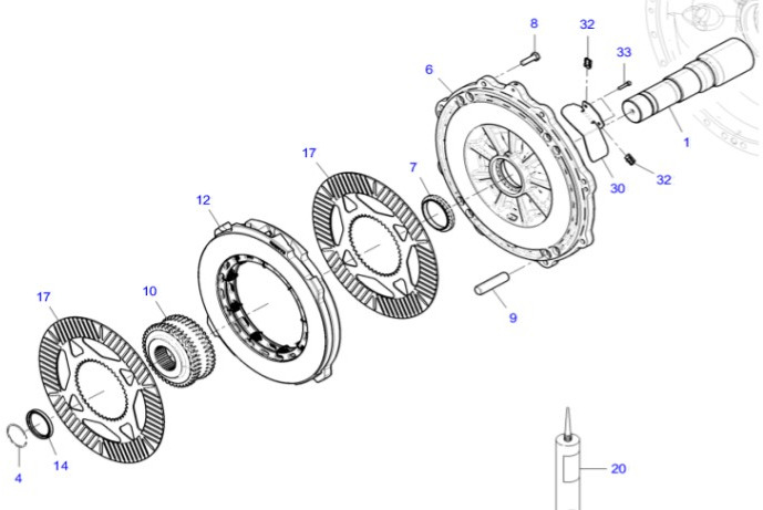 Fendt 930 933 936 939 942 Vario Gen 6 Hamulec Tarczowy Kompletny Prawa Lewa Strona CZĘŚCI - Спирачни дискове за Трактор: снимка 1 Fendt 930 933 936 939 942 Vario Gen 6 Hamulec Tarczowy Kompletny Prawa Lewa Strona CZĘŚCI - Спирачни дискове за Трактор: снимка 1
