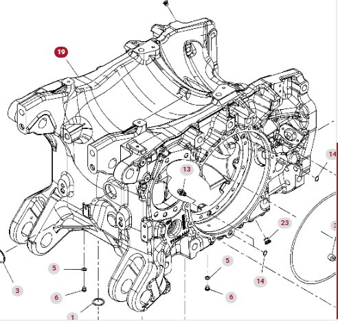 Fendt 930 933 936 939 942 Vario Gen 6 Obudowa Przedniej Osi CZĘŚCI H218PF050008A - Ос и части за Трактор: снимка 1 Fendt 930 933 936 939 942 Vario Gen 6 Obudowa Przedniej Osi CZĘŚCI H218PF050008A - Ос и части за Трактор: снимка 1