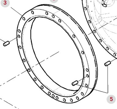 Fendt 930 933 936 939 942 Vario Gen 6 Obudowa Przedniej Osi Kołnierz CZĘŚCI H218PP014510A - Ос и части за Трактор: снимка 1 Fendt 930 933 936 939 942 Vario Gen 6 Obudowa Przedniej Osi Kołnierz CZĘŚCI H218PP014510A - Ос и части за Трактор: снимка 1