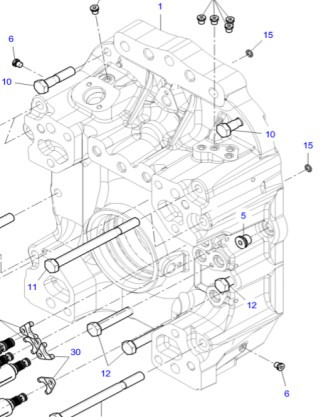 Fendt 930 933 936 939 942 Vario Gen 6 Pokrywa Tylnej Osi Osi CZĘŚCI H218PH0101044 - Ос и части за Трактор: снимка 1 Fendt 930 933 936 939 942 Vario Gen 6 Pokrywa Tylnej Osi Osi CZĘŚCI H218PH0101044 - Ос и части за Трактор: снимка 1
