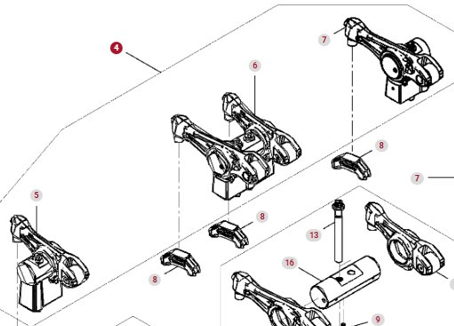 Fendt 936 Gen 7 Silnik D1556LE523 Dźwignia Popychacza H221PF050003A CZĘŚCI - Блъскач за Трактор: снимка 1 Fendt 936 Gen 7 Silnik D1556LE523 Dźwignia Popychacza H221PF050003A CZĘŚCI - Блъскач за Трактор: снимка 1