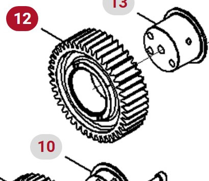 Fendt 936 Gen 7 Silnik D1556LE523 Koło Zębate Pośredniczące H218PF150068A - Двигател и части за Трактор: снимка 1 Fendt 936 Gen 7 Silnik D1556LE523 Koło Zębate Pośredniczące H218PF150068A - Двигател и части за Трактор: снимка 1
