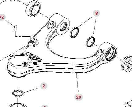 Fendt Vario 1038 1042 1046 1050 GEN 3 Wahacz Kompletny Lewy Lewa Strona F530300051100 - Окачване за Селскостопанска техника: снимка 1 Fendt Vario 1038 1042 1046 1050 GEN 3 Wahacz Kompletny Lewy Lewa Strona F530300051100 - Окачване за Селскостопанска техника: снимка 1