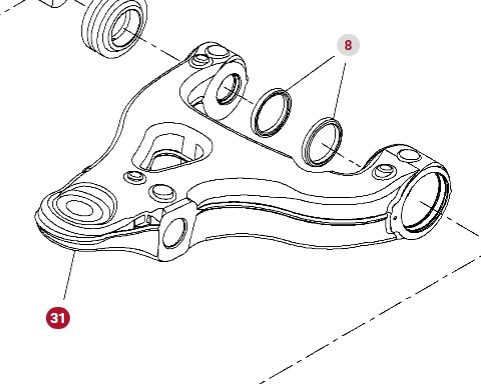 Fendt Vario 1038 1042 1046 1050 GEN 3 Wahacz Kompletny Prawa Lewa Strona F530300051160 F530300051170 - Реактивна щанга за Селскостопанска техника: снимка 1 Fendt Vario 1038 1042 1046 1050 GEN 3 Wahacz Kompletny Prawa Lewa Strona F530300051160 F530300051170 - Реактивна щанга за Селскостопанска техника: снимка 1