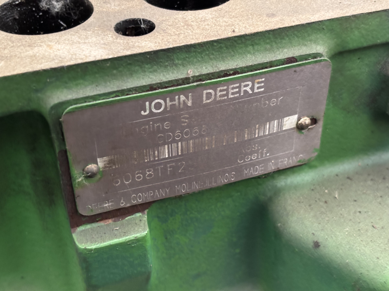 John Deere 6068 6068TF250 R119565 Blok Silnika - Цилиндров блок за Селскостопанска техника: снимка 2 John Deere 6068 6068TF250 R119565 Blok Silnika - Цилиндров блок за Селскостопанска техника: снимка 2