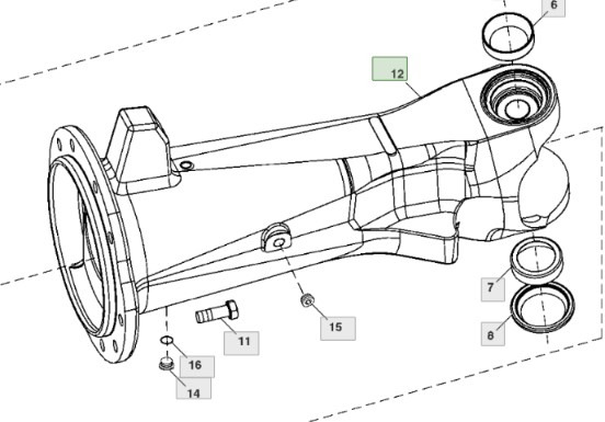 John Deere 7830 Obudowa Przedniego Mostu Pochwa Prawa Lewa R287715 R269501 R197873 R287715 - Ос и части за Селскостопанска техника: снимка 1 John Deere 7830 Obudowa Przedniego Mostu Pochwa Prawa Lewa R287715 R269501 R197873 R287715 - Ос и части за Селскостопанска техника: снимка 1