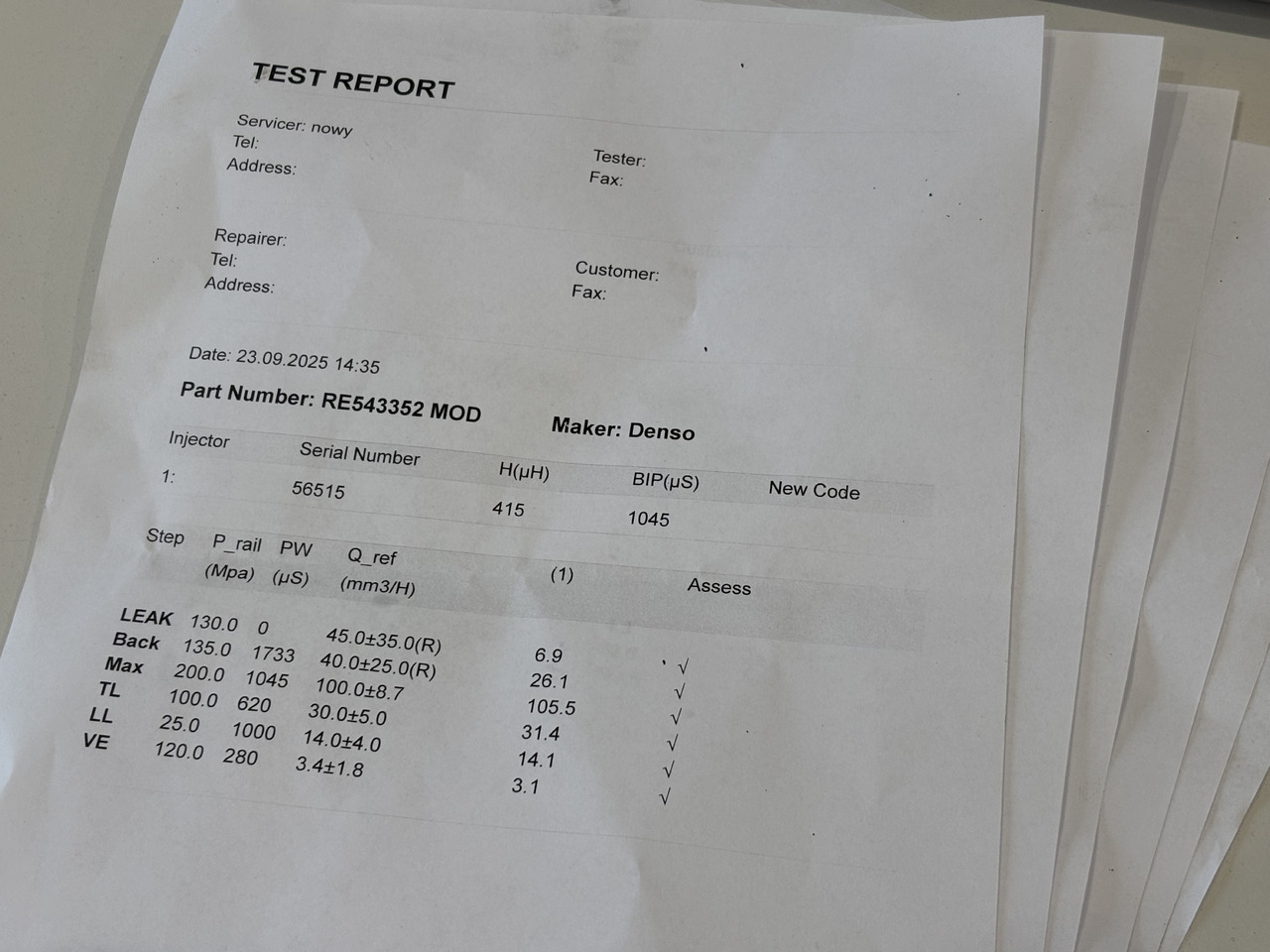 John Deere 9.0L HPCR RE543352 Wtryskiwacz Wtryskiwacze 095000-0610 RE543605 0610 PO REGENERACJI - Инжектор за Селскостопанска техника: снимка 5 John Deere 9.0L HPCR RE543352 Wtryskiwacz Wtryskiwacze 095000-0610 RE543605 0610 PO REGENERACJI - Инжектор за Селскостопанска техника: снимка 5