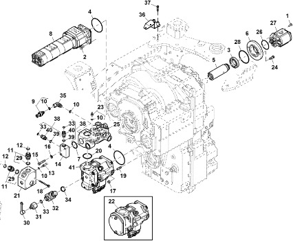 John Deere 9470RX - Pompa RE586666 (Układ hydrauliczny) - Хидравлична помпа за Селскостопанска техника: снимка 1 John Deere 9470RX - Pompa RE586666 (Układ hydrauliczny) - Хидравлична помпа за Селскостопанска техника: снимка 1