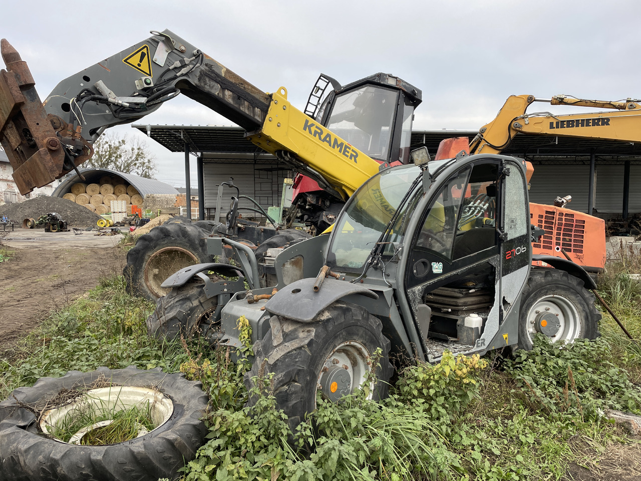 Kramer 2706 ładowarka części - kabina drzwi szyby błotniki - Врата и части за Селскостопанска техника: снимка 1 Kramer 2706 ładowarka części - kabina drzwi szyby błotniki - Врата и части за Селскостопанска техника: снимка 1
