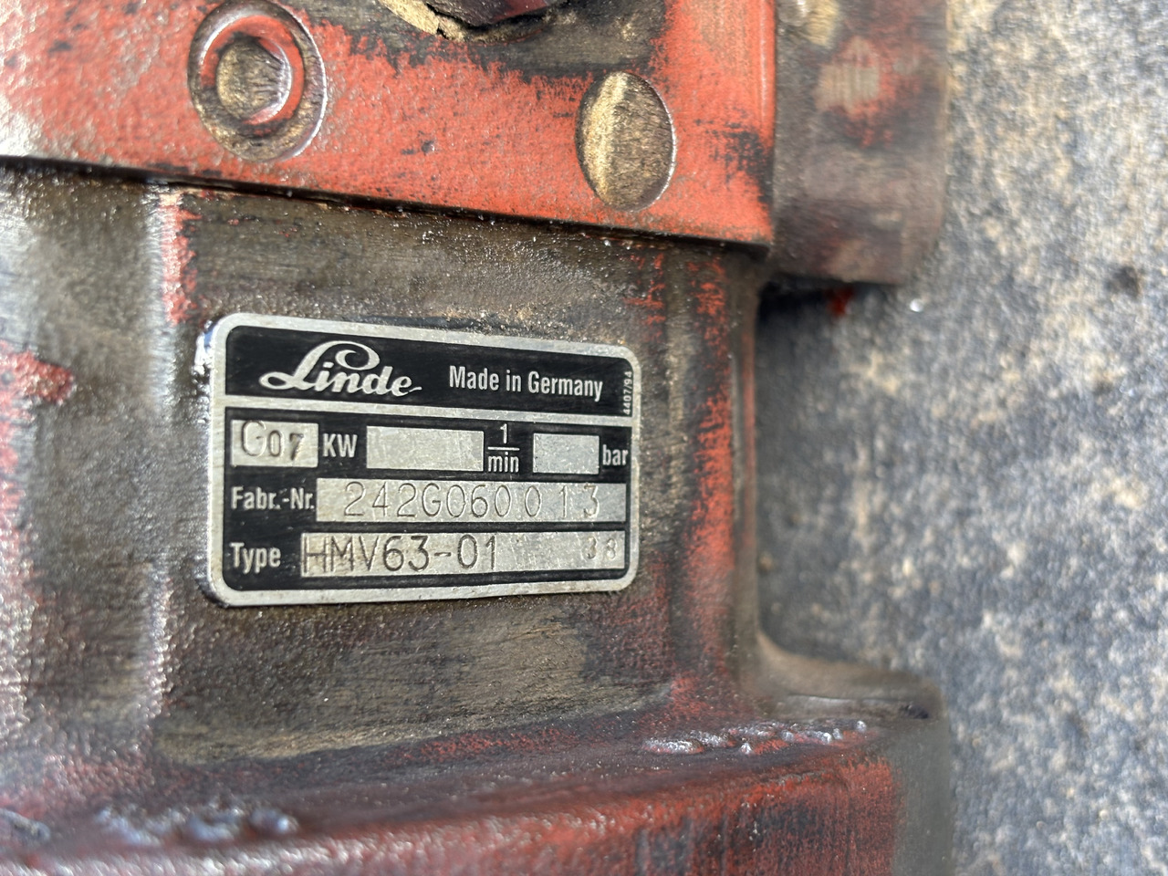 Linde HMV63-01 Pompa Hydrauliczna Tłokowa Silnik - Хидравлична помпа за Селскостопанска техника: снимка 5 Linde HMV63-01 Pompa Hydrauliczna Tłokowa Silnik - Хидравлична помпа за Селскостопанска техника: снимка 5