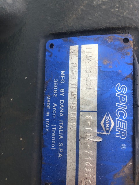 Most Napędowy Przedni Spicer 114/50-001 , s-ita-716336 , Terex TL310 - Предна ос за Селскостопанска техника: снимка 3 Most Napędowy Przedni Spicer 114/50-001 , s-ita-716336 , Terex TL310 - Предна ос за Селскостопанска техника: снимка 3