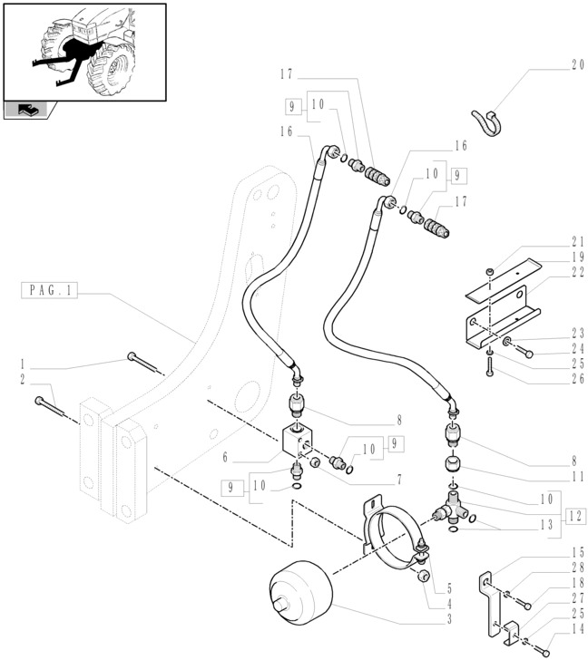 New Holland T6010 Hydroakumulator 82007621 - Хидравлика за Селскостопанска техника: снимка 1 New Holland T6010 Hydroakumulator 82007621 - Хидравлика за Селскостопанска техника: снимка 1