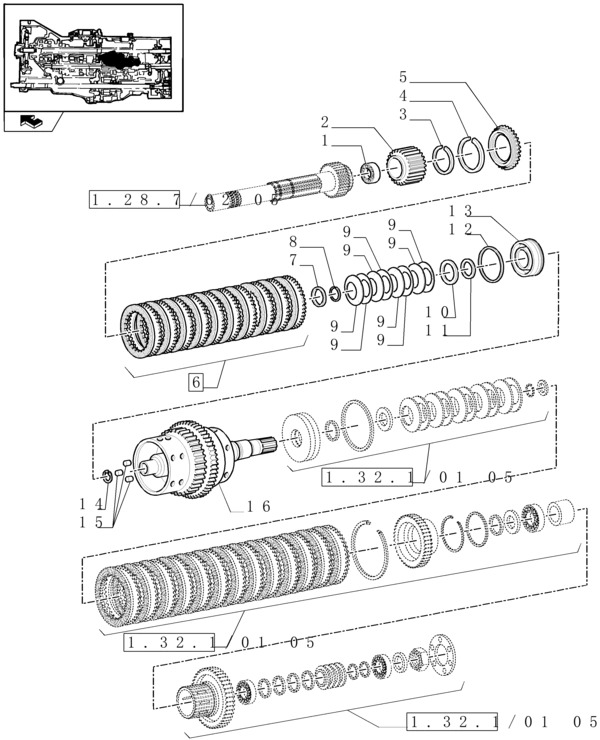 New Holland T6010 Piasta 5172234 - Скоростна кутия и части за Трактор: снимка 1 New Holland T6010 Piasta 5172234 - Скоростна кутия и части за Трактор: снимка 1