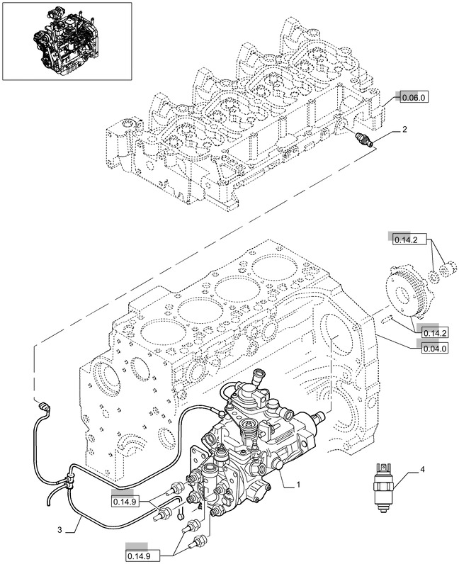 New Holland T6010 Pompa paliwowa wtrys 2855962 - Горивна помпа за Селскостопанска техника: снимка 1 New Holland T6010 Pompa paliwowa wtrys 2855962 - Горивна помпа за Селскостопанска техника: снимка 1