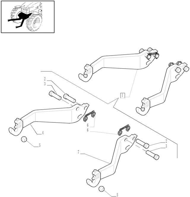 New Holland T6010 T6070 Cięgło dolne 87631990 - Рама/ Шаси за Трактор: снимка 1 New Holland T6010 T6070 Cięgło dolne 87631990 - Рама/ Шаси за Трактор: снимка 1