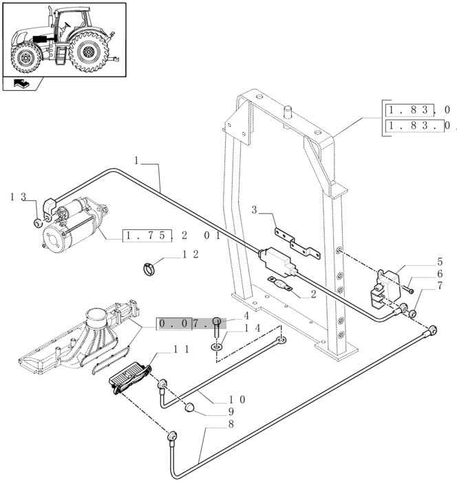 New Holland T6010 T6070 Przekażnik 12v, high current 82022813 - Реле за Селскостопанска техника: снимка 1 New Holland T6010 T6070 Przekażnik 12v, high current 82022813 - Реле за Селскостопанска техника: снимка 1