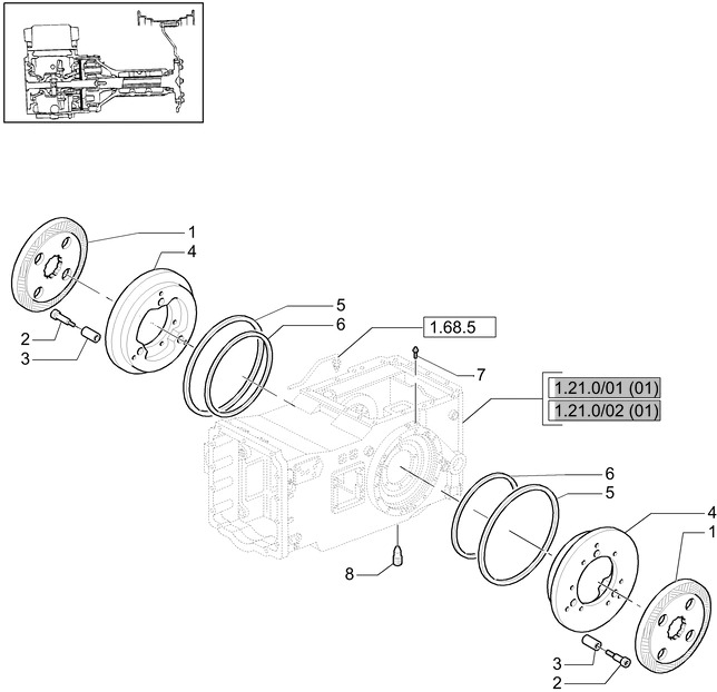 New Holland T6010 T6070 Tarcza hamulcowa 5191497 - Спирачни дискове за Селскостопанска техника: снимка 1 New Holland T6010 T6070 Tarcza hamulcowa 5191497 - Спирачни дискове за Селскостопанска техника: снимка 1
