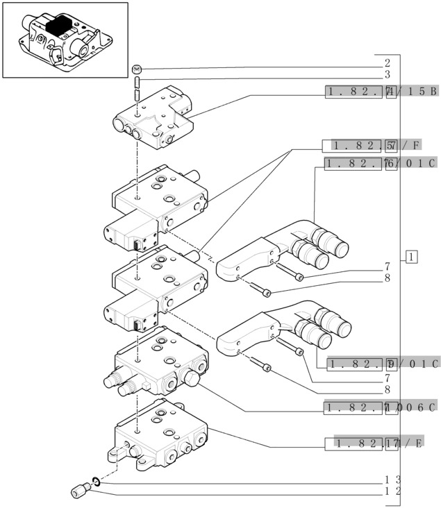 New Holland T6010 Zawór hydrauliczny 47123078 - Хидравличен клапан за Селскостопанска техника: снимка 1 New Holland T6010 Zawór hydrauliczny 47123078 - Хидравличен клапан за Селскостопанска техника: снимка 1