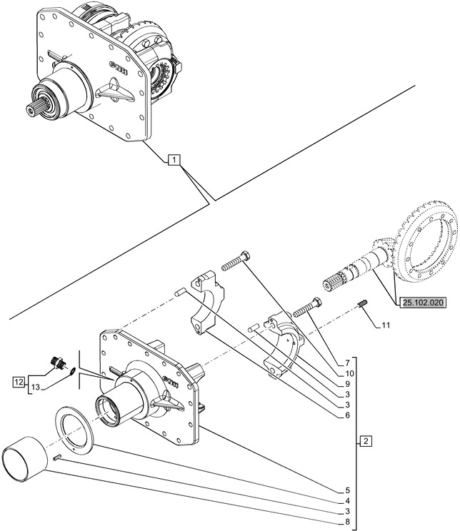 New Holland T6070 Element nośny bevel gear 84565055 - Трансмисия за Трактор: снимка 1 New Holland T6070 Element nośny bevel gear 84565055 - Трансмисия за Трактор: снимка 1